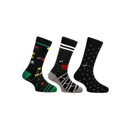 Papa Socks Pack Of 3 Breathable Calf-Length Socks-picture-18