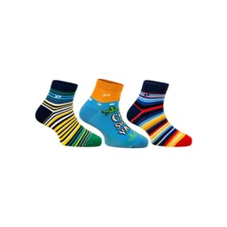 Papa Socks Pack Of 3 Striped Ankle Length Socks-picture-17