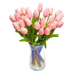 paperi Pink 10 Pieces Tulip Artificial Flower-picture-39