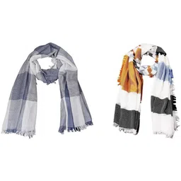 pappi boss Self Design Pure Cotton Men Multicolor Fancy Scarf-picture-25