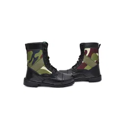 para commando Men Leather Army Boots image 3