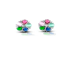 PARADISE JEWELS Silver-Plated Copper Earrings-picture-12