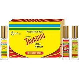 Parag Fragrances Javadhu Long Lasting Perfume Gift Set 8ml x 3 pc Total 24ml Perfume Spray/Natural, Amber & Saffron Javadhu Perfume Spray-picture-15