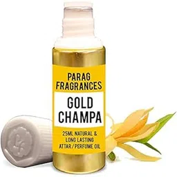 Parag Fragrances Grade 1 Gold Champa Purest Natural Attar/Perfume Oil/Fragrance Oil 25Ml (Naturally Processed And Bhapka Distilled Attar) Alcohol Free And Undiluted Version-image-9
