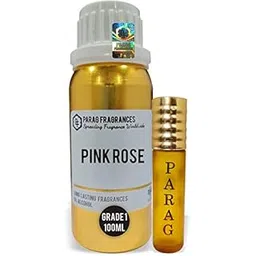 Parag Fragrances Pink Rose 100Ml Natural Attar (With Empty Fancy Bottles) Alcohol Free Grade 1 Natural Attar/Perfume Oil/Essential Oil For Clothes, Religious Use & Cosmetics Making-image-35