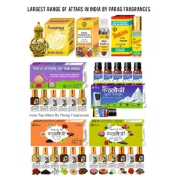 Parag fragrances Top Attars Collection Of India/Alcohol Free Attar Gift Pack (Top 6 Attars Of India, Oudh,White Oud,Musk Safi, Unisex Adult, Liquid) image 3