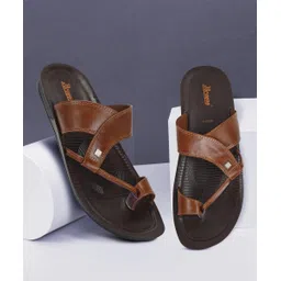 Men Paragon PUK2221G Men's Slip-on Tan Sandals for Men | Comfortable Sole & Durable Sandal-picture-14