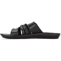 paragon Men PUK2228G Men's Slip-on Black Sandals for Men | Comfortable Sole & Durable Sandal image 4