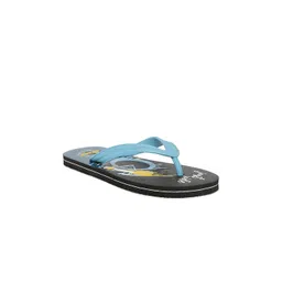 Paragon Men Black & Blue Printed Rubber Thong Flip-Flops-picture-26
