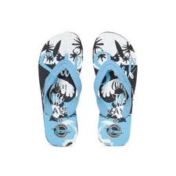 Paragon Men Blue & Black Printed Rubber Thong Flip-Flops-picture-37