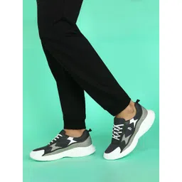 Paragon Men Textured Cushioned Insole & Sturdy Construction Sneakers-picture-26