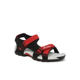 Paragon Men's Black & Red Floater Sandals-picture-28