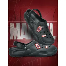 Paragon Men's Black Back Strap Clogs-picture-48