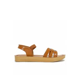 Paragon Women's Tan Ankle Strap Sandals-picture-21