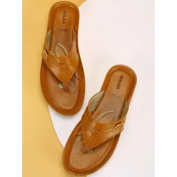 Paragon Women's Tan Thongs-picture-33