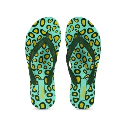 Paragon Women's Turquoise Flip Flops image 1