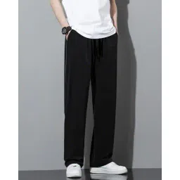 paralians Men Straight Track Pants with Elasticated Waist image 4