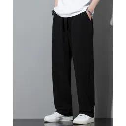 paralians Men Straight Track Pants with Elasticated Waist image 1