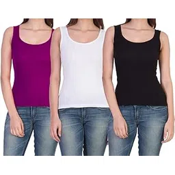 paras Women's & Girl's Cotton & Lycra Camisole (Pack of 3)-picture-20