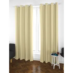 Parda Online Beige Set of 2 Black Out Window Curtain-picture-25