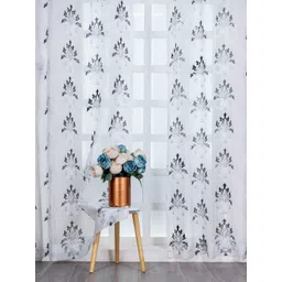 Parda Online Embroidered Sheer Tissue Door Curtain-picture-23