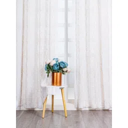 Parda Online Gold-Toned Set of 4 Sheer Window Curtain-picture-25