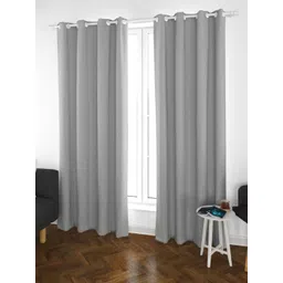 Parda Online Grey Set of 4 Black Out Window Curtain-picture-25