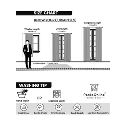 Parda Online Purple Black Out Window Curtain image 2