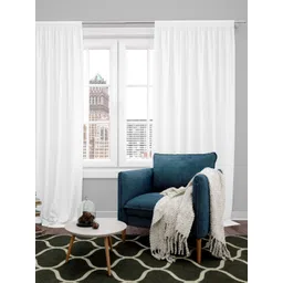 Parda Online White Set of 2 Black Out Door Curtain-picture-18