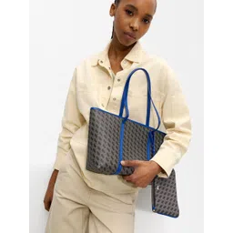 PARFOIS Geometric Printed Structured Shoulder Bag with Pouch-picture-40