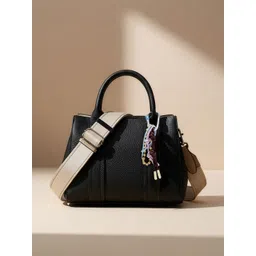 PARFOIS Structured Handheld Bag with Key Chain-picture-12