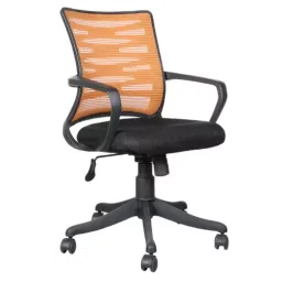 Parin Astec Ergonomic Office Chair Fixed Arm|PC KB-2022-ORANGE|-Orange-picture-39