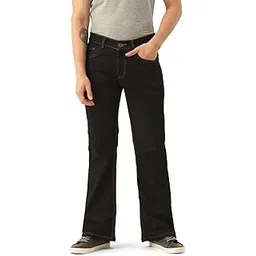 paris hamilton Men Bootcut Fit Stretchable Bellbottom Denim Jeans-picture-26