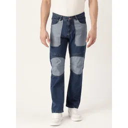 PARIS HAMILTON Relaxed Fit Low Distress Colourblocked Stretchable Jeans-picture-28