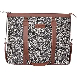 parisal Women’s Stylish Floral Printed Handbag | Premium PU Leather Shoulder Bag | Spacious Tote with Dual Handles & Zip Closure | Elegant Casual & Office Use-picture-10
