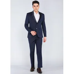 Men 2BTN SB DETACHABLE SHAWL - S.SLIM Solid Suit-image-16