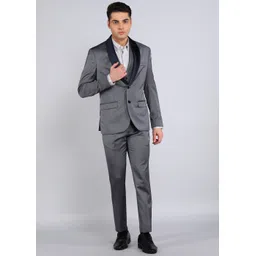 Men SB2 BTN SLM DETCHBL SHWL REV WC 3PC SUIT Solid Suit-image-7