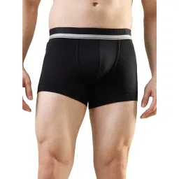 Park Avenue Black Cotton Blend Regular Fit Solid Trunks-picture-25