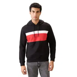 Park Avenue Black Cotton Blend Slim Fit Sweatshirt-picture-16