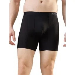 Park Avenue Black Polyester Blend Sculpting Fit Solid Trunks-picture-42