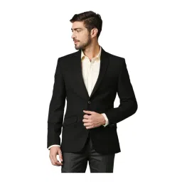 Park Avenue Black Super Slim Fit Blazer-picture-28