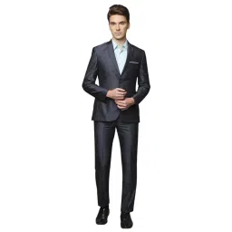 Park Avenue Black Super Slim Fit Two Piece Suit-picture-17