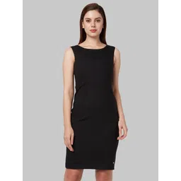 Park Avenue Black Woman Sheath Dress-picture-41