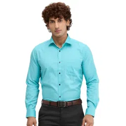 Park Avenue Blue Slim Fit Shirt-picture-38