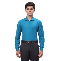Park Avenue Blue Slim Fit Shirt-picture-45