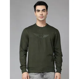 Park Avenue Brand Logo Printed Fleece Sweatshirt-picture-37
