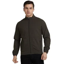 Park Avenue Green Regular Fit Jacket-picture-30