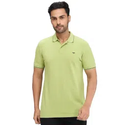 Park Avenue Green Slim Fit Polo T-Shirt-picture-39