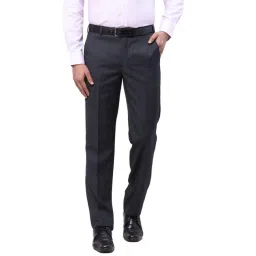 Park Avenue Grey Luxus Fit Trousers-picture-38