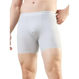 Park Avenue Grey Polyester Blend Sculpting Fit Solid Trunks-picture-36